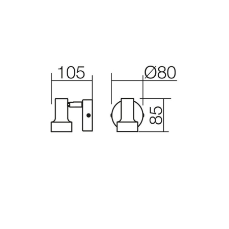 SPOT REVLA 04-443 1X50W GU10 CUPRU [1]