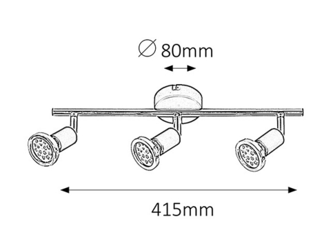 SPOT VALENTINE LED 9W [2]