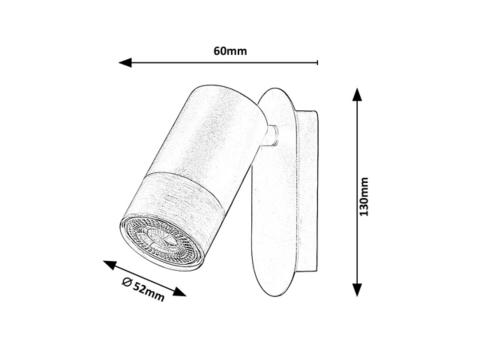 SPOT ZIRCON 1X5W GU10 [1]