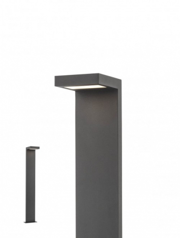 ■  ILUMINAT DE EXTERIOR - STALP EMBO LED 8W GRI