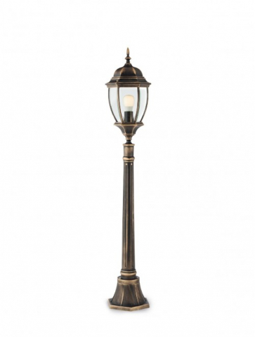 ■  ILUMINAT DE EXTERIOR - STALP SEVILLA 1X42W E27 AUR PATINAT H1300MM