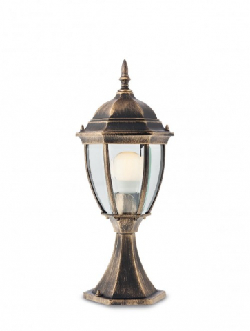 ■  ILUMINAT DE EXTERIOR - STALP SEVILLA 1X42W E27 AUR PATINAT H50MM