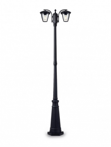 ■  ILUMINAT DE EXTERIOR - STAP EDMOND 2X28W E27 NEGRU H2000MM
