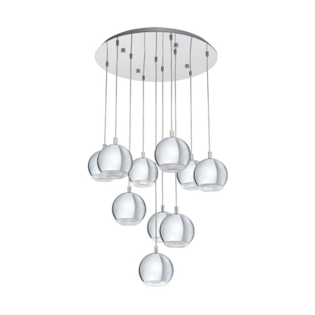 ■ ILUMINAT DE INTERIOR - SUSPENSIE EGLO CONESSA 95914 10X3,3W GU10  CROM H1700 D580