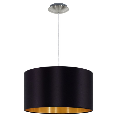 ■ ILUMINAT DE INTERIOR - SUSPENSIE EGLO MASERLO 31599 E27 1X60W NICHEL IP20 D380
