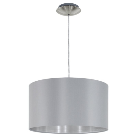 ■ ILUMINAT DE INTERIOR - SUSPENSIE EGLO MASERLO 31601 E27 1X60W NICHEL IP20 D380