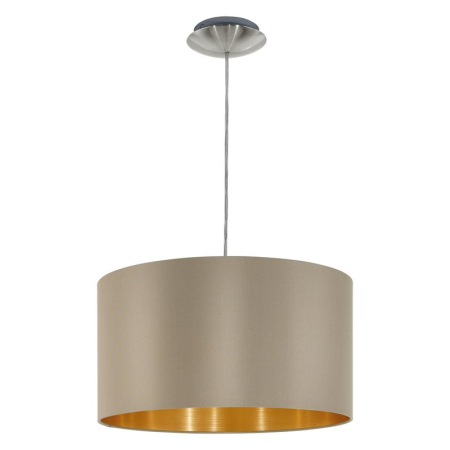 ■ ILUMINAT DE INTERIOR - SUSPENSIE EGLO MASERLO 31602 E27 1X60W NICHEL IP20 D380
