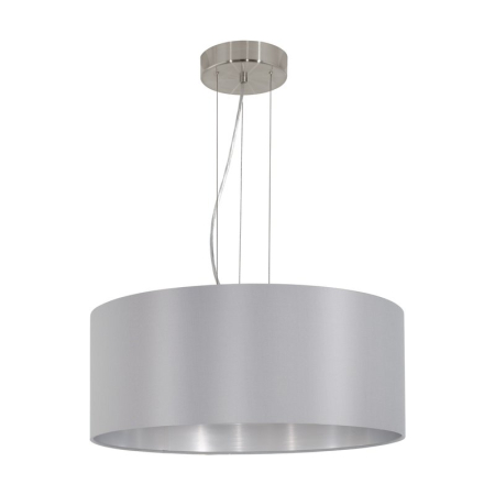 ■ ILUMINAT DE INTERIOR - SUSPENSIE EGLO MASERLO 31606 E27 3X60W NICHEL IP20 D530
