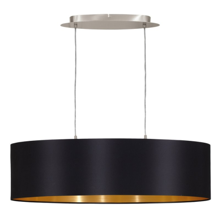 ■ ILUMINAT DE INTERIOR - SUSPENSIE EGLO MASERLO 31611 E27 2X60W NICHEL IP20 D780