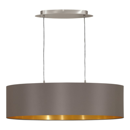 ■ ILUMINAT DE INTERIOR - SUSPENSIE EGLO MASERLO 31614 E27 2X60W NICHEL IP20 D780
