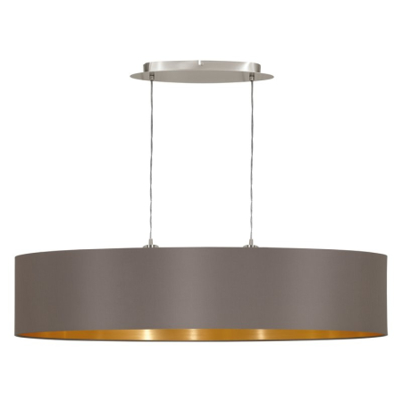 ■ ILUMINAT DE INTERIOR - SUSPENSIE EGLO MASERLO 31619 E27 2X60W NICHEL IP20 D1000