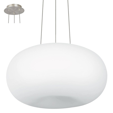 ■ ILUMINAT DE INTERIOR - SUSPENSIE EGLO OPTICA 86815 E27 2X60W NICHEL IP20 D445