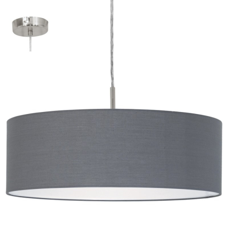■ ILUMINAT DE INTERIOR - SUSPENSIE EGLO PASTERI 31573 E27 1X60W NICHEL IP20 D380