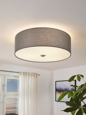 PLAFONIERA PASTERI 94921 3X60W E27  NICHEL SATIN D475 [3]