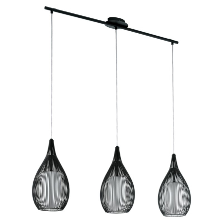 ■ ILUMINAT DE INTERIOR - SUSPENSIE EGLO RAZONI 94389 E27 3X60W NEGRU D990