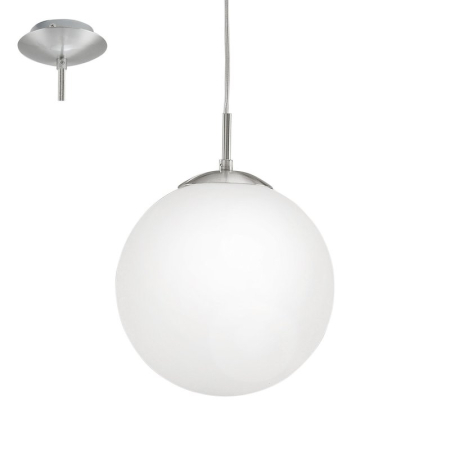 ■ ILUMINAT DE INTERIOR - SUSPENSIE EGLO RONDO 85262 E27 1X60W NICHEL IP20 D250