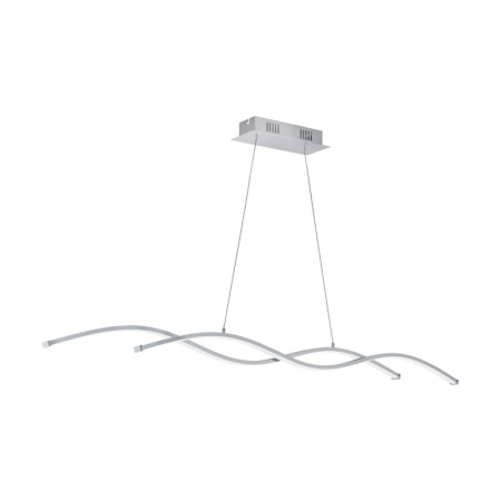 SUSPENSII CU LED - SUSPENSIE LED EGLO LASANA 2 96104 2X14W LUMINA CALDA CROM 1200X80X1200 IP20