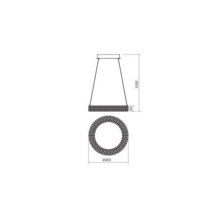 SUSPENSIE LED METIS 01-1389 24W LUMINA NATURALA [1]