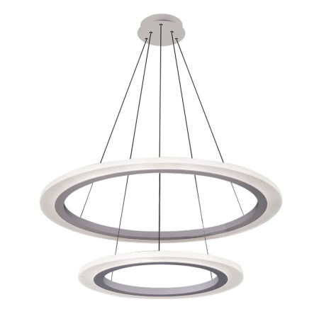 SUSPENSII CU LED - SUSPENSIE  ADRIENNE 2429 LED ARGINTIU ALB LED 62W