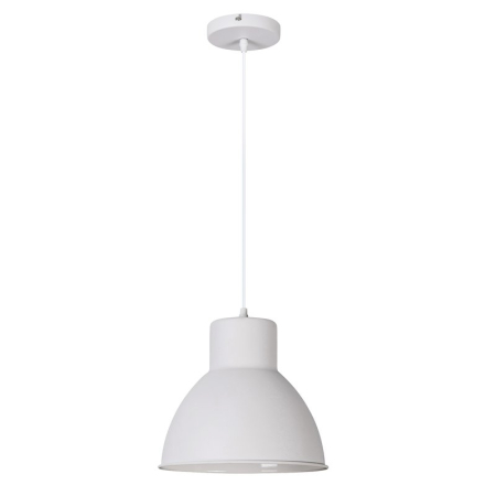 ■ CORPURI DE ILUMINAT - SUSPENSIE  DEREK 2577 CU 1 BRAT ALB MAT ALB MAT E27 1XX60W