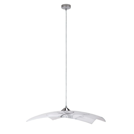 ■ CORPURI DE ILUMINAT - PENDUL ELINA 3694 CU 1 BRAT ALB NEGRU E27 1X60W 400X400MM