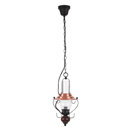 SUSPENSII VINTAGE - SUSPENSIE RABALUX ENNA 7869 CU 1 BRAT NEGRU BRONZ E14 1X40W D200X400MM