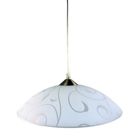 ■ CORPURI DE ILUMINAT - PENDUL  HARMONY LUX SUSPENSIE CU 1 BRAT ALB ALB E27 1X60W D400MM