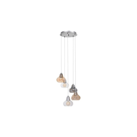 ■ ILUMINAT DE INTERIOR - Suspensie R.Jezabel 7978 cu mai multe brate crom  E27 5X60W IP20