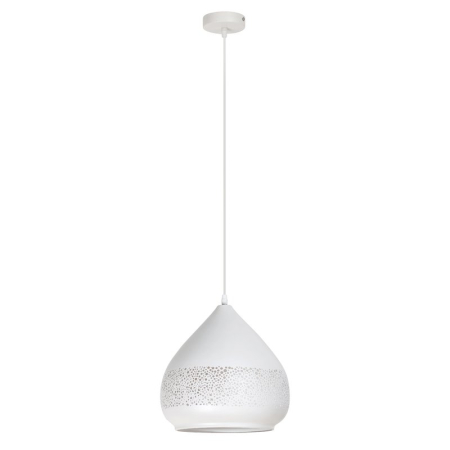 ■ CORPURI DE ILUMINAT - SUSPENSIE KAIA 2279 CU 1 BRAT ALB ALB E27 1X40W