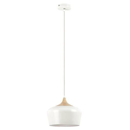 CANDELABRE MODERNE & PENDULE - SUSPENSIE  SADIE 2563 CU 1 BRAT ALB ALB E27 1X60W 130X30X30CM