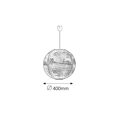 SUSPENSIE SHEPHERD 4631 PENTRU COPII MULTICOLOR ALBASTRU - 40X40CM [1]