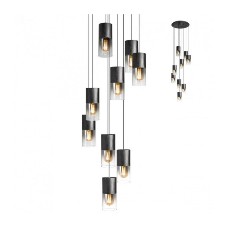 ■ CORPURI DE ILUMINAT - SUSPENSIE 9XE27 IWI 01-2027