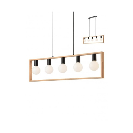 ■ CORPURI DE ILUMINAT - SUSPENSIE  TIMBER 01-1666 E27 5X42W