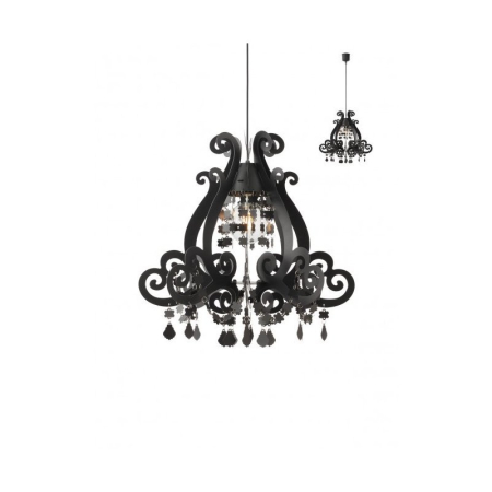 ■ CORPURI DE ILUMINAT - SUSPENSIE  TRACY 01-1746 E27 1X60W NEGRU
