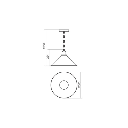 SUSPENSIE VERNER 1x42W E27 [1]