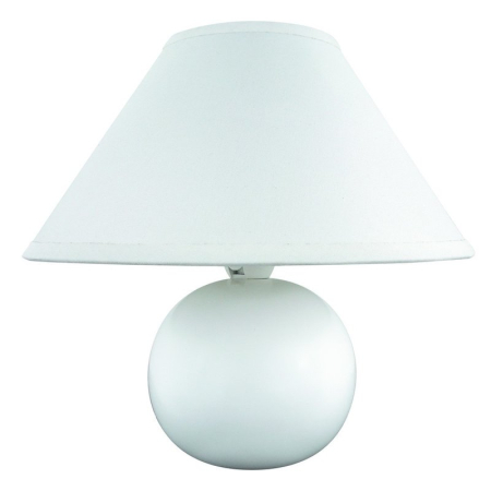 ■ ILUMINAT DE INTERIOR - Veioza R. Ariel 4901 alb mat ceramica E14 1X40W IP20