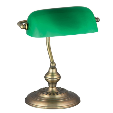 VEIOZA RABALUX BANK 4038 BRONZ VERDE E27 1X60W 270X330MM [1]