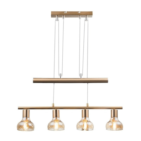 ■ ILUMINAT DE INTERIOR - PENDUL Holly de sufragerie auriu antic - E14; 4X40W; IP20