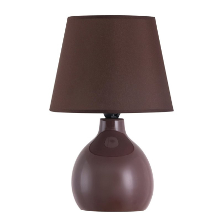 ■ ILUMINAT DE INTERIOR - Veioza R. Ingrid 4476 maro ceramica E14 1X40W IP20