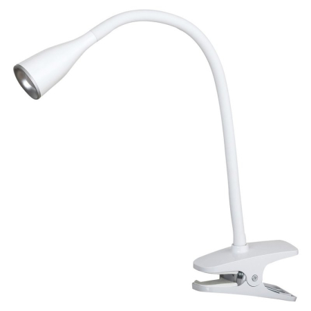 ■ ILUMINAT DE INTERIOR - Veioza Rabalux Jeff 4196 de citit cu clema alb  LED 4,5W 330lm 3000K IP20 A+