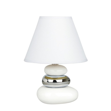 ■ ILUMINAT DE INTERIOR - Veioza R.Salem 4949 alb ceramica E14 1X40W IP20