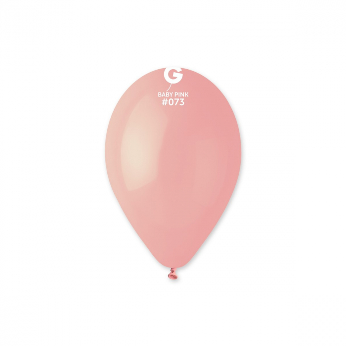 Baloane latex rotunde standard, baby pink, 26cm [1]