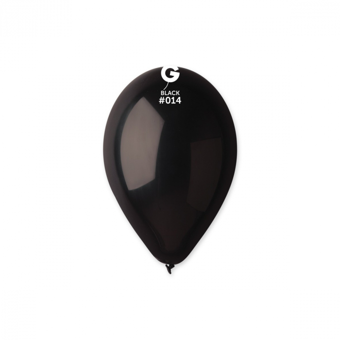 Baloane latex rotunde standard, negru, 26cm [1]