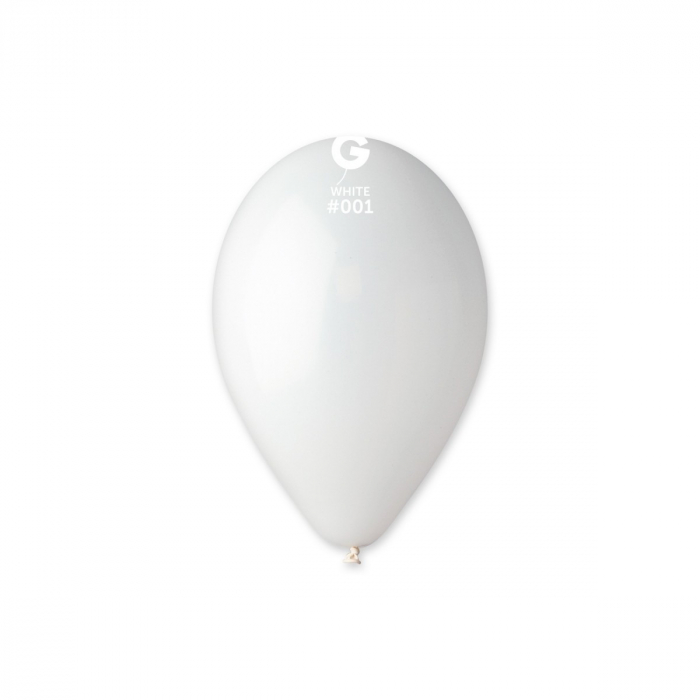 Baloane latex rotunde standard, alb, 26cm [1]