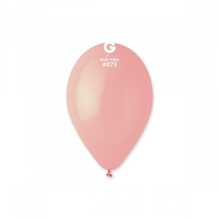 Baloane Inscripționate - Baloane latex rotunde standard, baby pink, 26cm