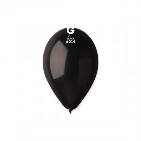 Baloane Inscripționate - Baloane latex rotunde standard, negru, 26cm