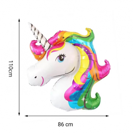 Balon folie figurina Unicorn Curcubeu, supershape 100 cm [1]
