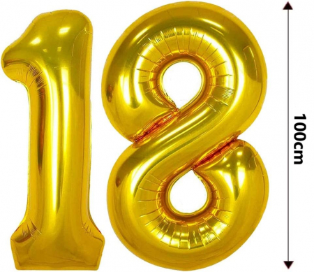 Set baloane folie cu heliu - aniversare 18 ani [2]