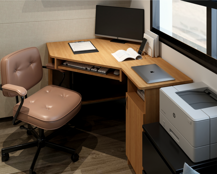 Birou Pc pe Colt Su-1 Ro Cires [3]