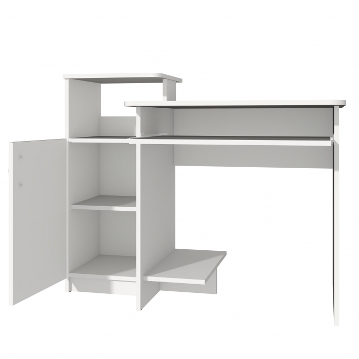 Birou Pc Skm-2, 110x60x87 cm, Alb Ro [5]